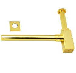 Remer Литой сифон для раковины и биде 960114DO, цвет: золото