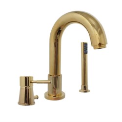 Webert смеситель на борт ванны, Rimini, RI850701010 цвет: золото Webert смеситель на борт ванны, Rimini, RI850701010 цвет: золото