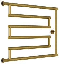 Водяной полотенцесушитель High-Tech+ model "L" 500х650 (состаренная латунь) Сунержа арт. 051-4052-5065 Водяной полотенцесушитель High-Tech+ model "L" 500х650 (состаренная латунь) Сунержа арт. 051-4052-5065