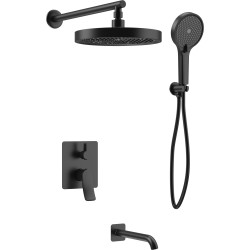 Душевая система встраиваемая черный, Haiba, черный арт. HB80553-7 Душевая система встраиваемая черный, Haiba, черный арт. HB80553-7