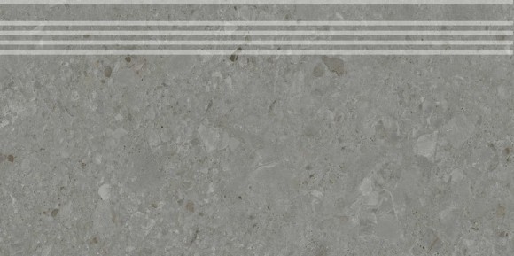 Ступень Чеппо ди Гре 30x60см, серый тёмный матовый обрезной Kerama Marazzi арт. DD606120R\GR