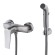Смеситель настенный с гигиеническим душем, Lemark Bronx, графит арт. LM3718GM