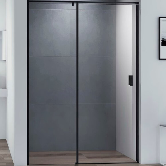 Cezares Душевая дверь URBAN Черный матовый - URBAN-B-12-150-C-NERO