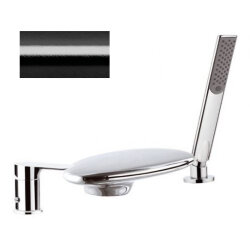 Remer Смеситель на борт ванны, цвет: черный Infinity I07UFCFP Remer Смеситель на борт ванны, цвет: черный Infinity I07UFCFP