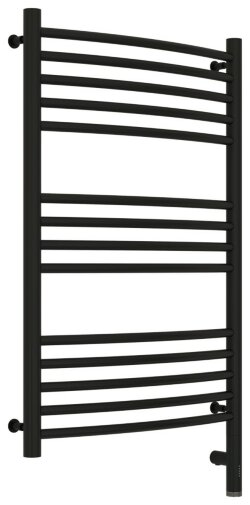 Электрический полотенцесушитель Богема 3.0 выгнутая 800х500 МЭМ правый (матовый чёрный) Сунержа арт. 31-5803-8050