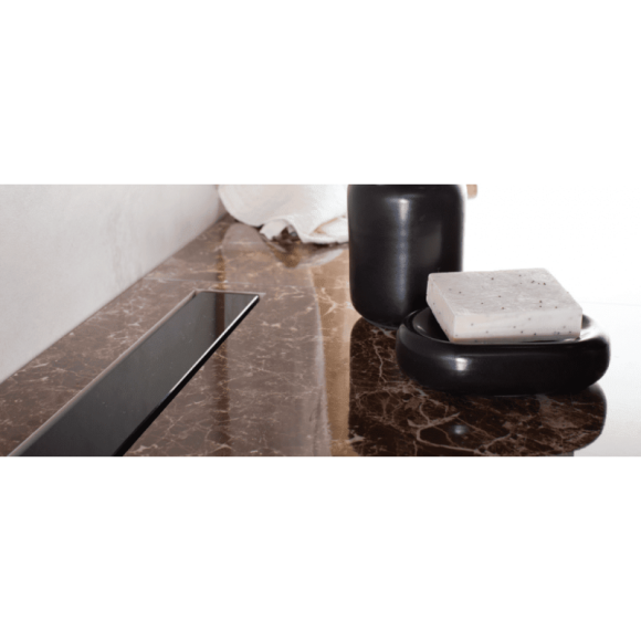 Душевой трап Confluo Frameless Line Black Glass 300, BETTOSERB арт. 13701201