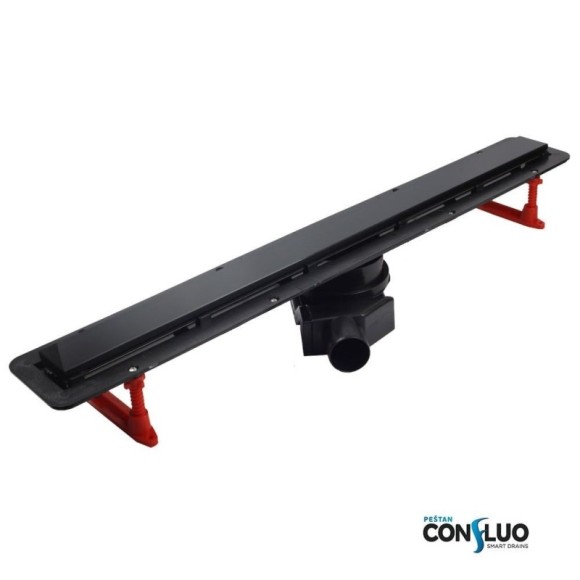 Душевой трап Confluo Frameless Line Black Glass 300, BETTOSERB арт. 13701201