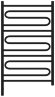 Электрический полотенцесушитель Элегия 3.0 1000х600 МЭМ левый (матовый чёрный) Сунержа арт. 31-5818-1060
