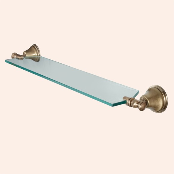 Tiffany World Стеклянная полочка 71см, подвесной, Harmony, бронза TWHA018br Tiffany World Стеклянная полочка 71см, подвесной, Harmony, бронза TWHA018br