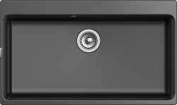 Мойка для кухни 870x520 Axel Rivelato, черная арт. Х-90 antracite Мойка для кухни 870x520 Axel Rivelato, черная арт. Х-90 antracite