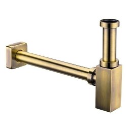 Remer Литой сифон для раковины и биде 960114VO, цвет: бронза