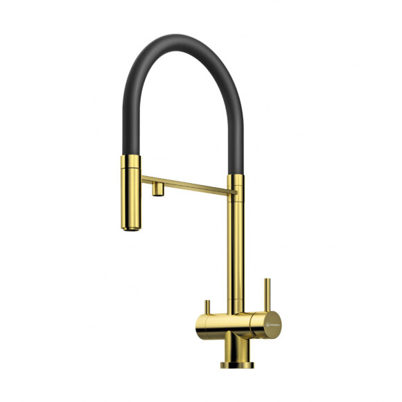Omoikiri Смеситель Kanto-PVD-LG 4994014, золото арт. 4994014