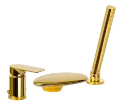 Remer Смеситель на борт ванны (золото) Infinity I07UFDO Remer Смеситель на борт ванны (золото) Infinity I07UFDO