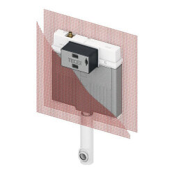 TECE Застенный смывной бачок octa ii, глубина 8см, объем 7 л, box 9370500
