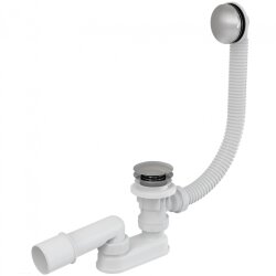 Alcaplast Слив-перелив click-clack, хром арт. A504KM-100