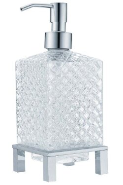 Boheme Дозатор для жидкого мыла латунь, стекло, хром Без коллекции арт. 10226