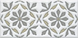 Декоративная плитка Клемансо 7.4x15см, орнамент Kerama Marazzi арт. STG\A618\16000 Декоративная плитка Клемансо 7.4x15см, орнамент Kerama Marazzi арт. STG\A618\16000