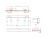 Boheme столешница прямая calacatta 1210x460x70, Flat арт. 869-120-CLCT