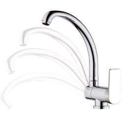 Remer Смеситель для кухни - хром Dream D42R Remer Смеситель для кухни - хром Dream D42R