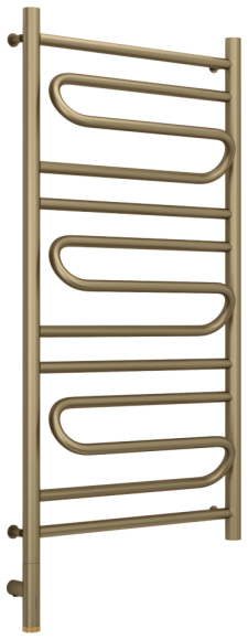 Электрический полотенцесушитель 1000х500 МЭМ левый, Элегия 3.0 Сунержа, 32-5818-1050 цвет: золотой шёлк 32
