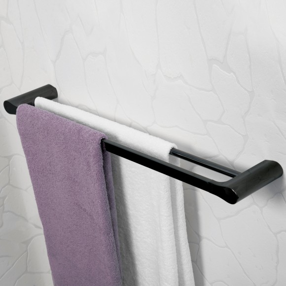 WasserKRAFT Держатель полотенец двойной glan k-5140 цвет: черный WasserKRAFT Держатель полотенец двойной glan k-5140 цвет: черный