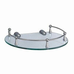 WasserKRAFT Полка стеклянная k-566 цвет: хром WasserKRAFT Полка стеклянная k-566 цвет: хром