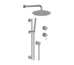 Remer Душевой комплект X Style Inox SSX92PS01UFM25, цвет: нержавеющая сталь