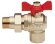 Remer Кран шаровой с американкой 364C10, цвет: никель
