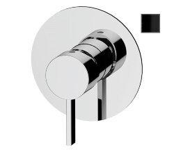 Remer Смеситель для душа Metrica MC30LCFP с одним рычагом, черный глянец Remer Смеситель для душа Metrica MC30LCFP с одним рычагом, черный глянец