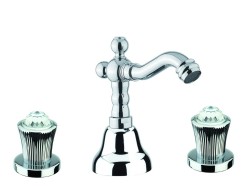 Fiore Двухвентильный смеситель для биде на 3 отверстия, Venere Sky, 13OO0647 цвет: золото Fiore Двухвентильный смеситель для биде на 3 отверстия, Venere Sky, 13OO0647 цвет: золото