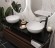 Boheme столешница прямая nero marquina 1410x460x70, Flat арт. 869-140-NM