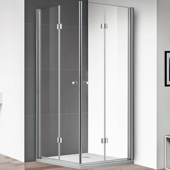 Cezares Душевой уголок ECO Хром - ECO-O-AS-2-80-C-Cr Cezares Душевой уголок ECO Хром - ECO-O-AS-2-80-C-Cr