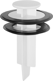 Omoikiri ПРОТАЛКИВАТЕЛЬ, белый арт. tolkatel Omoikiri ПРОТАЛКИВАТЕЛЬ, белый арт. tolkatel