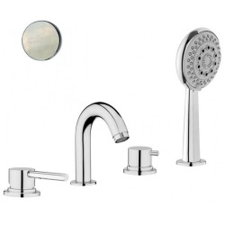 Webert смеситель на борт ванны, Elio, EL850701345 цвет: никель Webert смеситель на борт ванны, Elio, EL850701345 цвет: никель