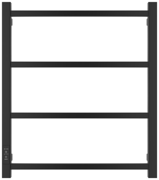 Электрический полотенцесушитель Формат 26 600х500 левый (матовый чёрный) Стилье арт. 31527-6050 Электрический полотенцесушитель Формат 26 600х500 левый (матовый чёрный) Стилье арт. 31527-6050