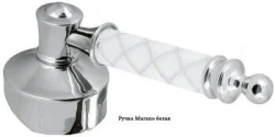 Boheme Ручка для смесителя, хром-белый декор, добавляется к цене смесителя арт. -MR-W цвет: хром Boheme Ручка для смесителя, хром-белый декор, добавляется к цене смесителя арт. -MR-W цвет: хром