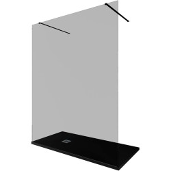 Allen Brau Душевая перегородка Infinity, черныйбраш - 3.21058.BBA.T