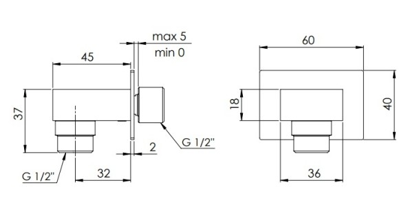 Remer Подключение для душевого шланга | с держателем лейки 337W, цвет: хром Remer Подключение для душевого шланга | с держателем лейки 337W, цвет: хром