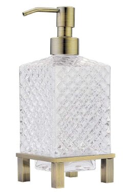 Boheme Дозатор для жидкого мыла латунь, стекло, бронза Без коллекции арт. 10224
