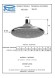 Remer Верхний душ d160 мм 354PLX цвет: хром