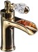 Boheme Смеситель для раковины золото Vogue crystal арт. 211-CRST