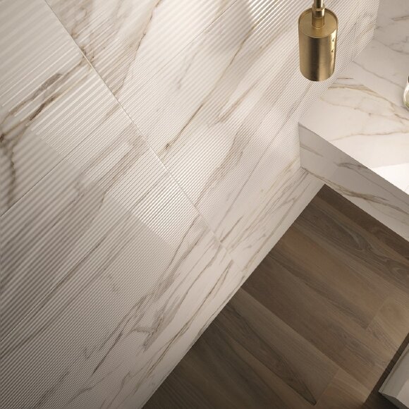 Italon Декор Onyx Inserto Wave 25x75, {под мрамор,геометрия} Charme evo - 600080000265