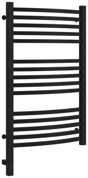 Электрический полотенцесушитель Аркус 3.0 800х500 МЭМ левый (матовый чёрный) Сунержа арт. 31-5704-8050
