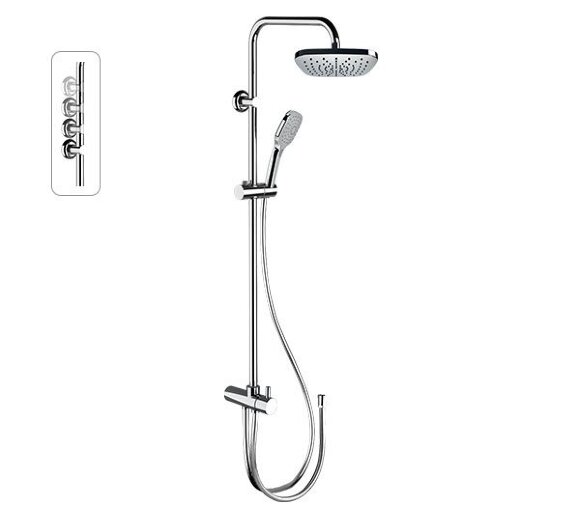 Remer Душевая стойка 330X8CPAD20NRA, цвет: хром