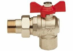 Remer Кран американка угловой 3/4 364C34, цвет: никель