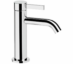 Remer Смеситель для раковины однорычажный Metrica MC12 без донного клапана, хром глянцевый Remer Смеситель для раковины однорычажный Metrica MC12 без донного клапана, хром глянцевый