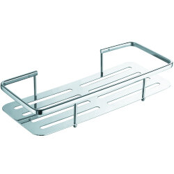 Azario Полка прямоугольная одноэтажная подвесная,хром, Rina арт. AZ-835 Azario Полка прямоугольная одноэтажная подвесная,хром, Rina арт. AZ-835