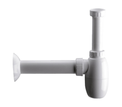 Remer Сифон для раковины 970P112, цвет: белый