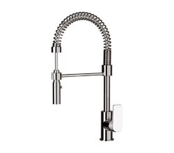 Remer Высокий смеситель для кухни с пружинным изливом (хром) Dream D77E Remer Высокий смеситель для кухни с пружинным изливом (хром) Dream D77E