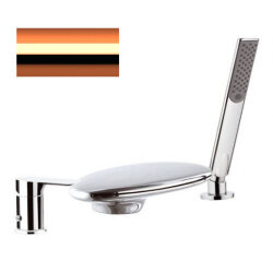 Remer Смеситель на борт ванны, цвет: медь Infinity I07UFRL Remer Смеситель на борт ванны, цвет: медь Infinity I07UFRL